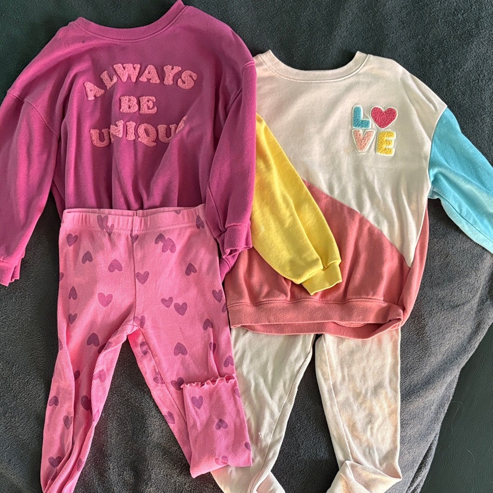 Colorful Kids Sweater Set
